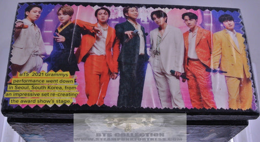 BTS GROUP DYNAMITE GRAMMYS ON TRINKET BOX JUNGKOOK V JIMIN RM J-HOPE SUGA JIN