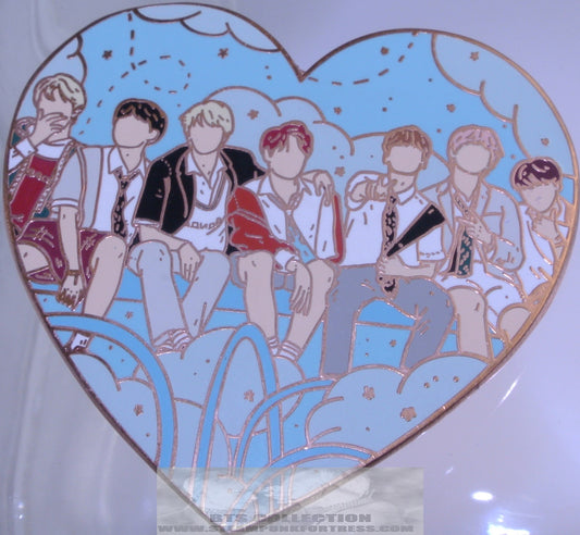 BTS ENAMEL PIN BADGE ROSE GOLD COPPER GROUP LOVE YOURSELF ANSWER VER F PLAYGROUND V JUNGKOOK JIMIN JIN RM J-HOPE SUGA BUTTON LW PINS