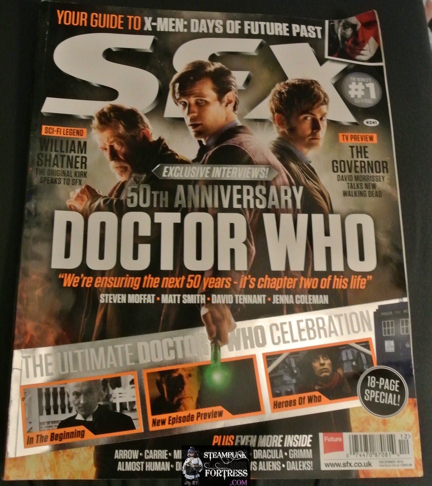 SFX MAGAZINE DOCTOR WHO DECEMBER 2013 50TH ANNIVERSARY MATT SMITH DAVID TENNANT