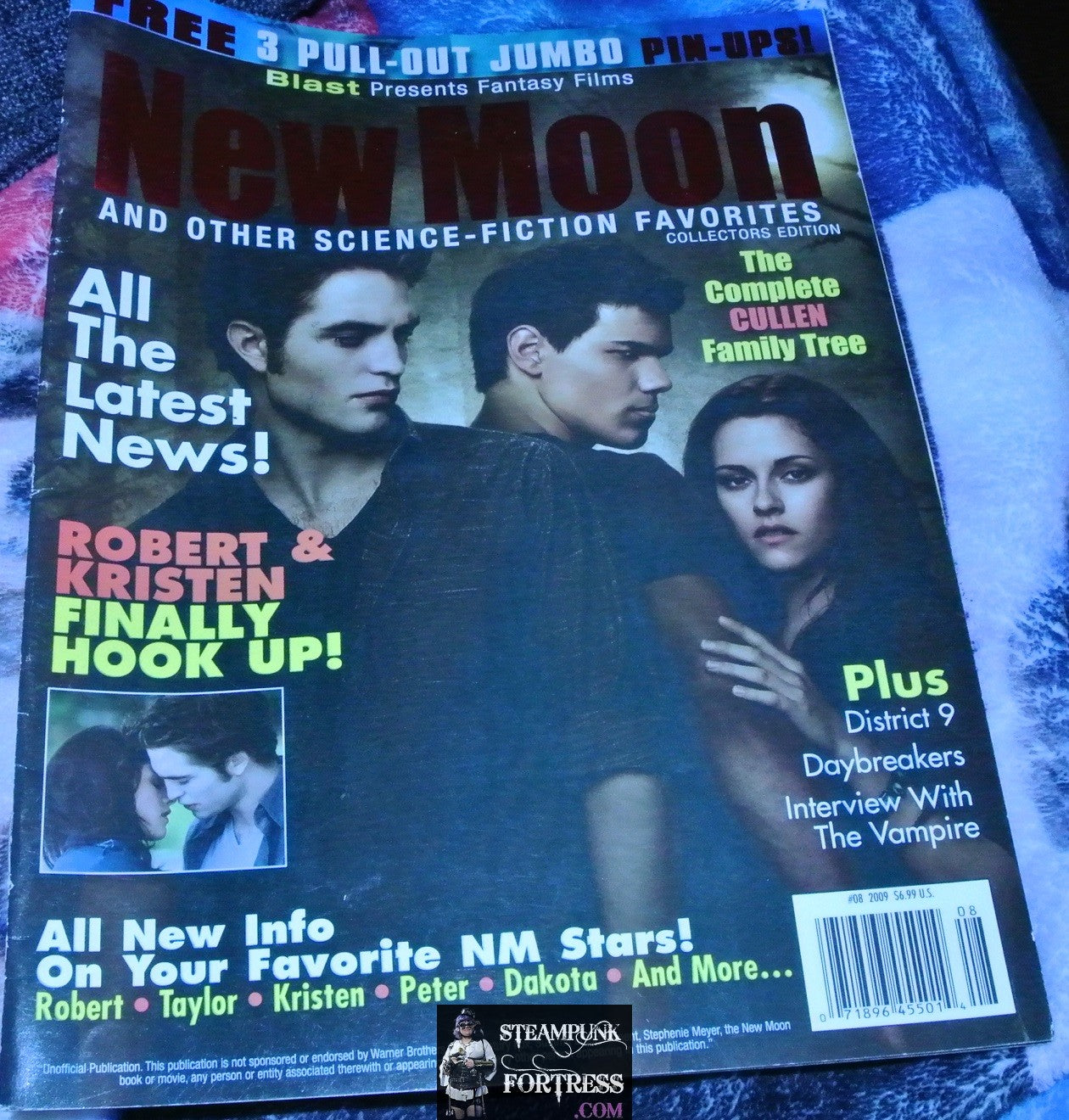BLAST MAGAZINE TWILIGHT NEW MOON SPECIAL ROBERT PATTINSON KRISTEN STEWART