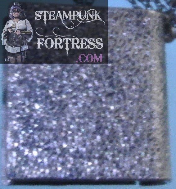 COPPER BRIGHT NECKLACE OCTOPUS BOOK LOCKET THAT OPENS STARR WILDE STEAMPUNK FORTRESS