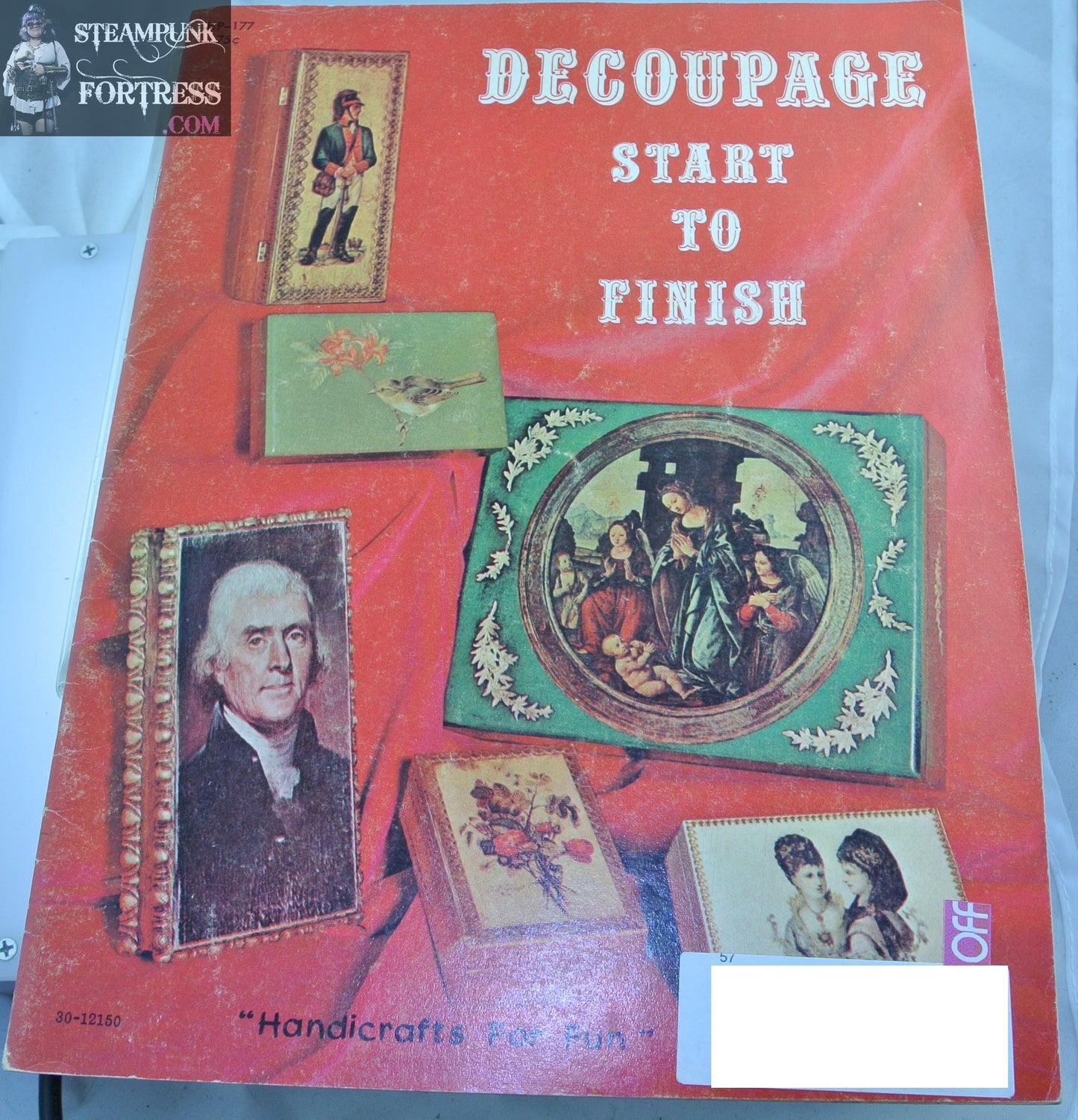 DECOUPAGE START TO FINISH HAZEL PEARSON BOOK GOOD KIDS CRAFTS PAPERBACK