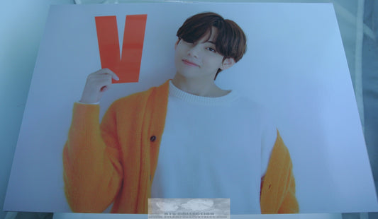 BTS V KIM TAEHYUNG BUSAN MINI POSTER PHOTO HYBE INSIGHT LIMITED EDITION OFFICIAL MERCHANDISE