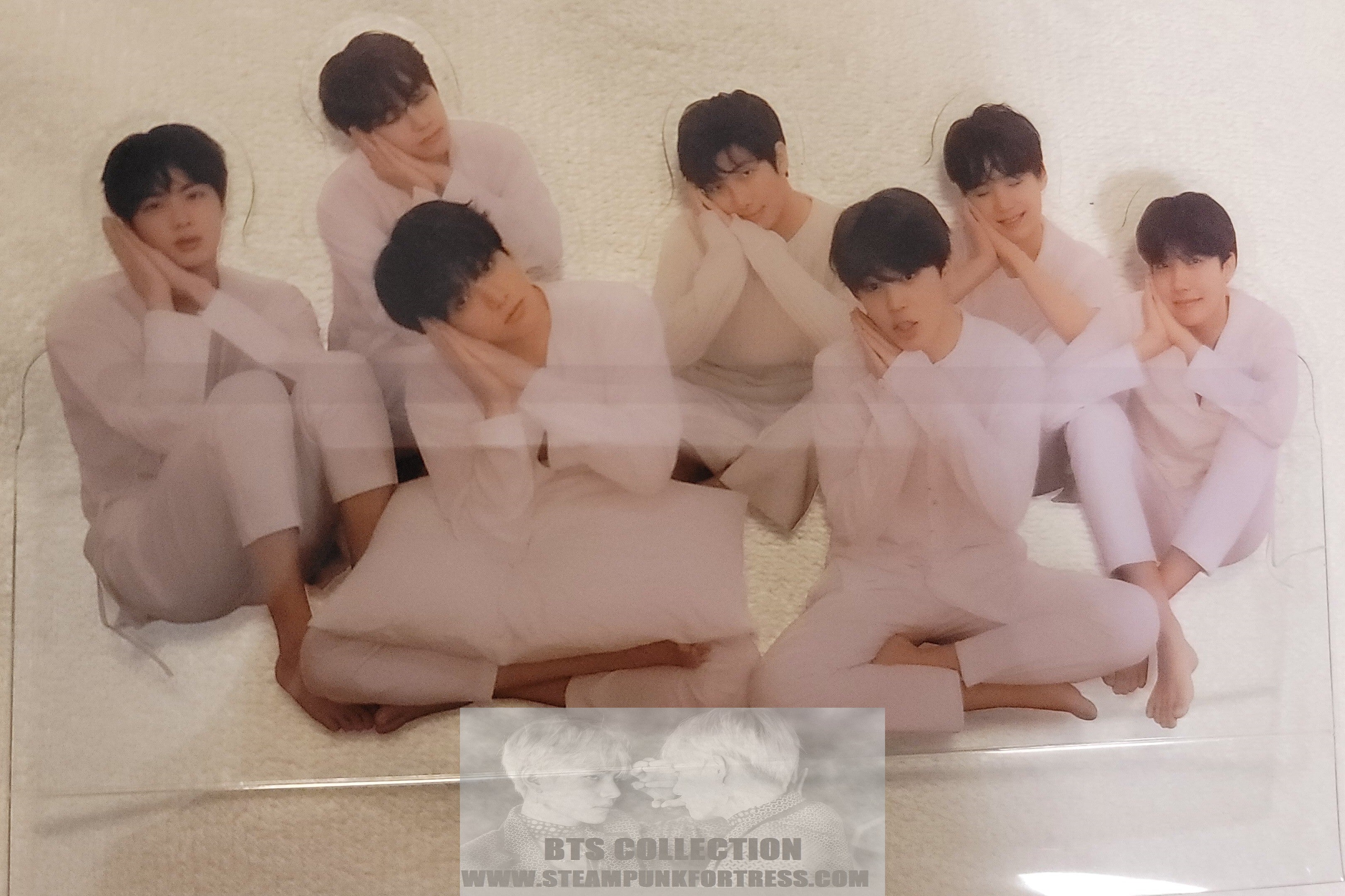 BTS LOVE YOURSELF TEAR STANDEE CLEAR SLEEPY BOYS JIN SUGA J-HOPE RM JI –  Steampunk Fortress