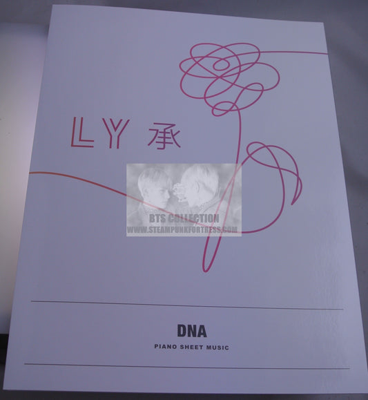 BTS DNA PIANO SHEET MUSIC ANTHOLOGY #3 V JUNGKOOK JIMIN RM SUGA J-HOPE JIN NEW OFFICIAL MERCHANDISE
