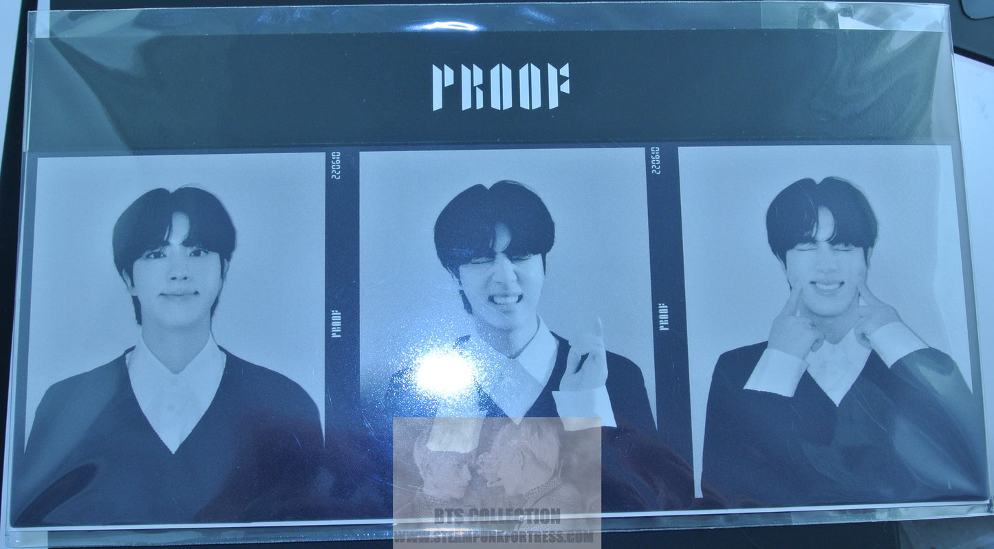 BTS ALBUM PROOF COMPACT EDITION JIN ART OF PROOF TRIPTYCH PC PHOTOCARD PHOTO CARD POSTER PHOTOBOOK JIN SUGA J-HOPE RM JIMIN V JUNGKOOK OFFICIAL MERCHANDISE NEW