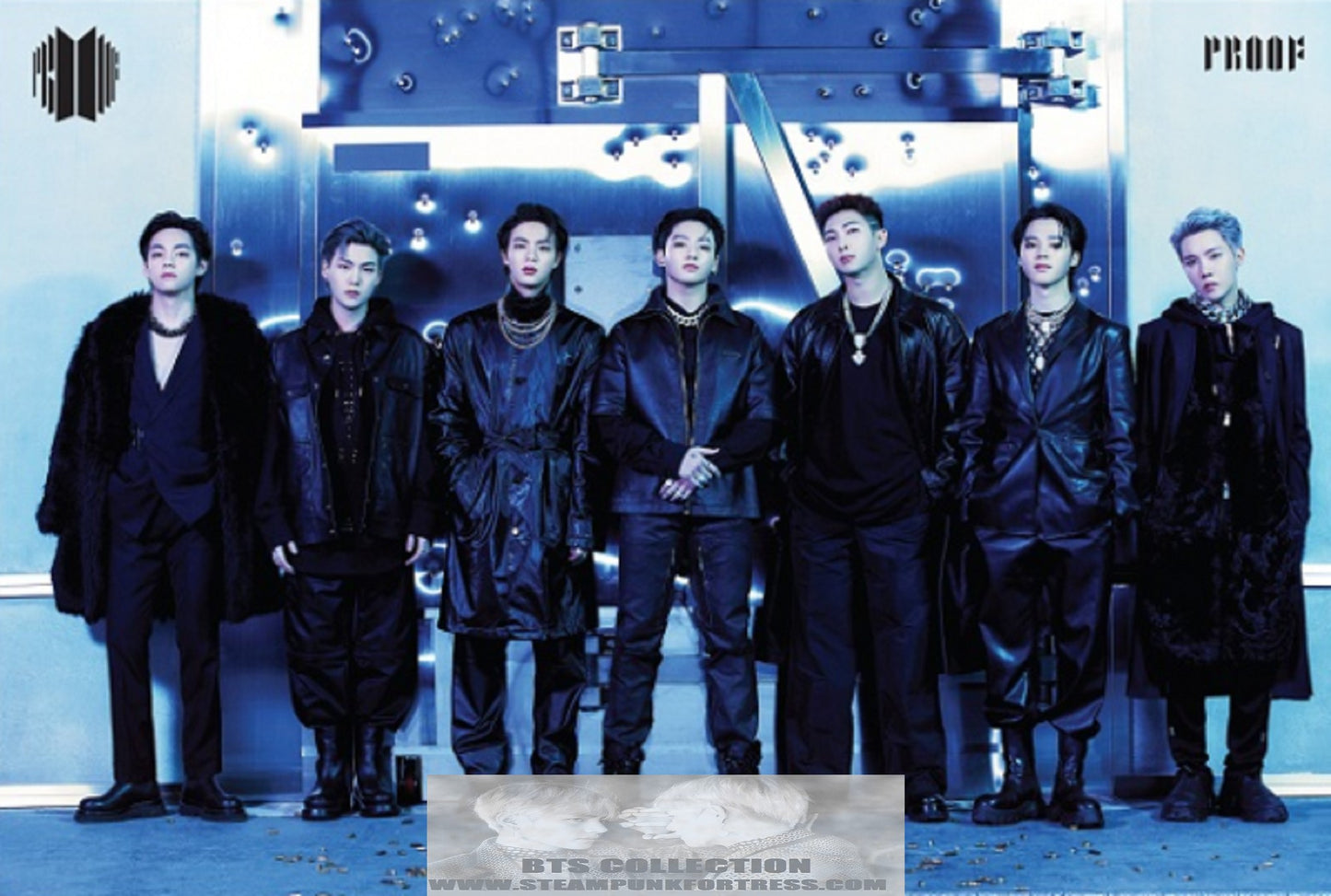BTS GROUP PROOF GLOBAL POB PRE-ORDER BENEFIT SPECIAL 2 SET FIRST EDITION LIMITED VERSION NEW OFFICIAL MERCHANDISE 24" X 36"