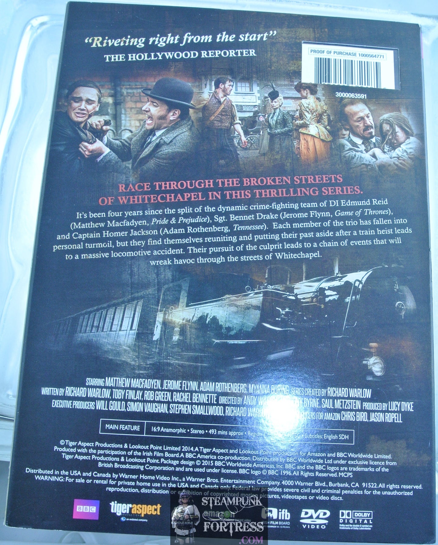 RIPPER STREET BBC BUNDLE DVDS SEASON 1 & 2 & 3 UK PLAYS USA SET JACK THE RIPPER GOOD - MASS PRODUCED
