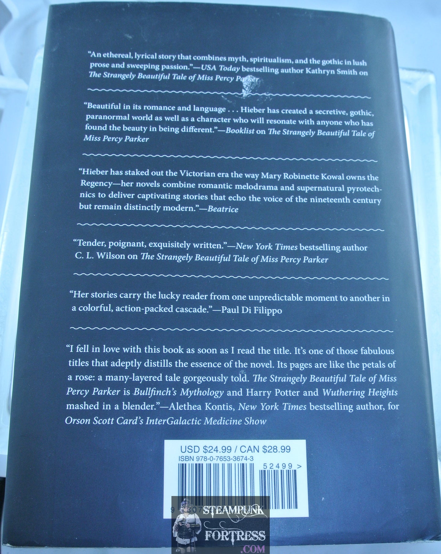 ETERNA FILES LEANNA RENEE HIEBER AUTOGRAPHED SIGNED BOOK FIRST EDITION HARDCOVER VERY GOOD STEAMPUNK GOTHIC MAGIC