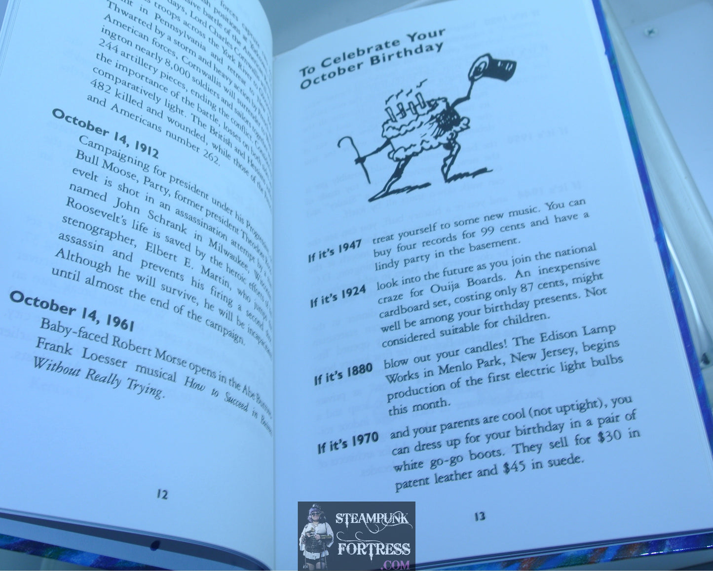 HAPPY BIRTHDAY OCTOBER 14TH FUN FACTS BOOK ON EVENTS TRIVIA THAT HAPPENED OCTOBER 14