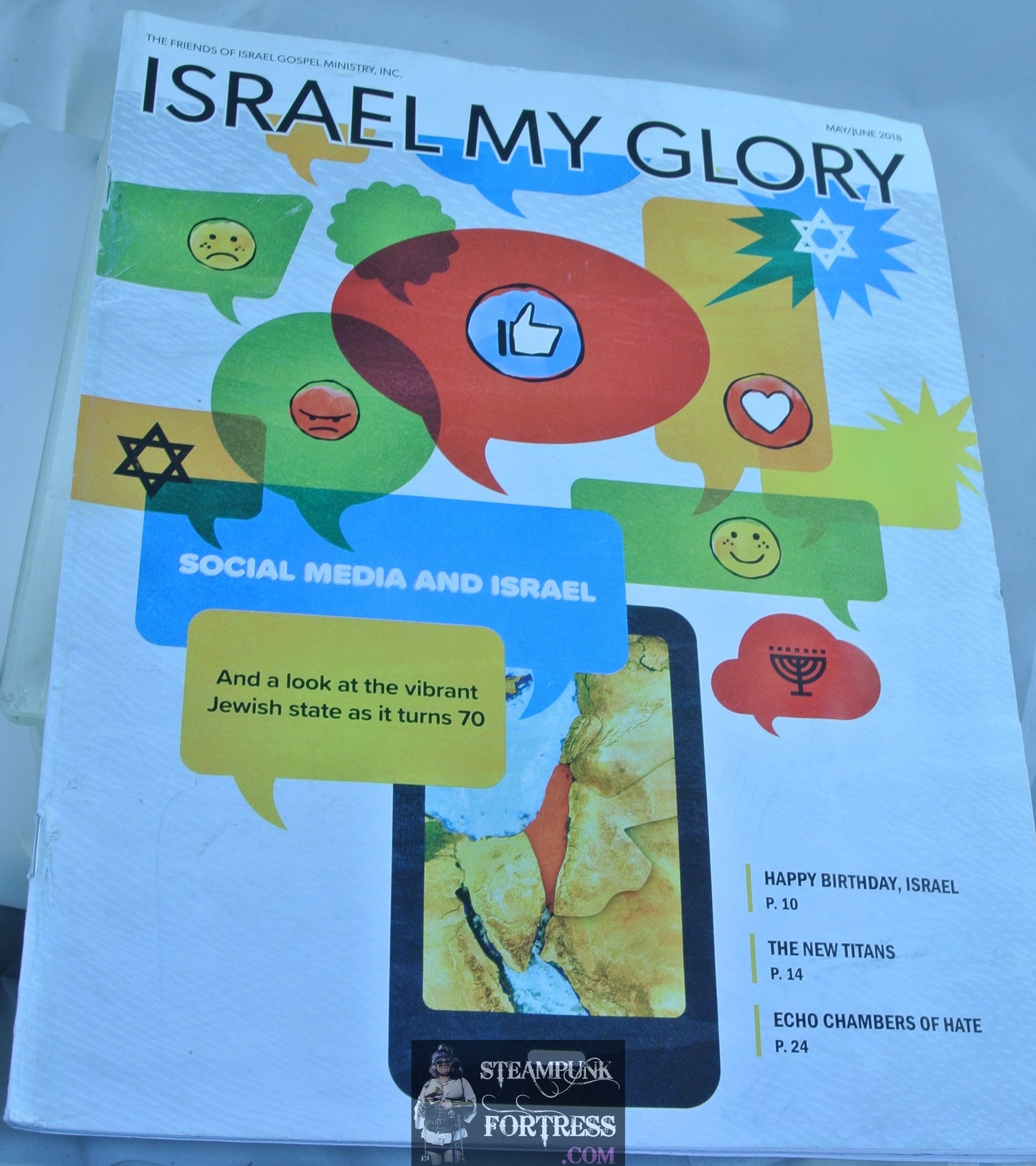 ISRAEL MY GLORY MINISTRY MAGAZINE MAY JUNE 2018 GOOD CHRISTIAN