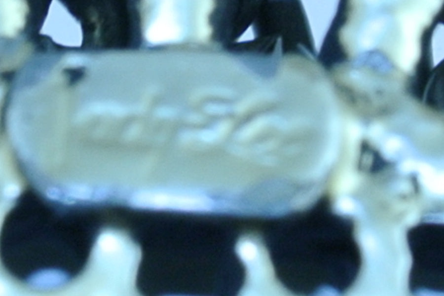 GORGEOUS VINTAGE JUDY LEE SIGNED SUPER RARE CHRYSOCOLLA GEMSTONE SILVER TONE NECKLACE - MASS PRODUCED