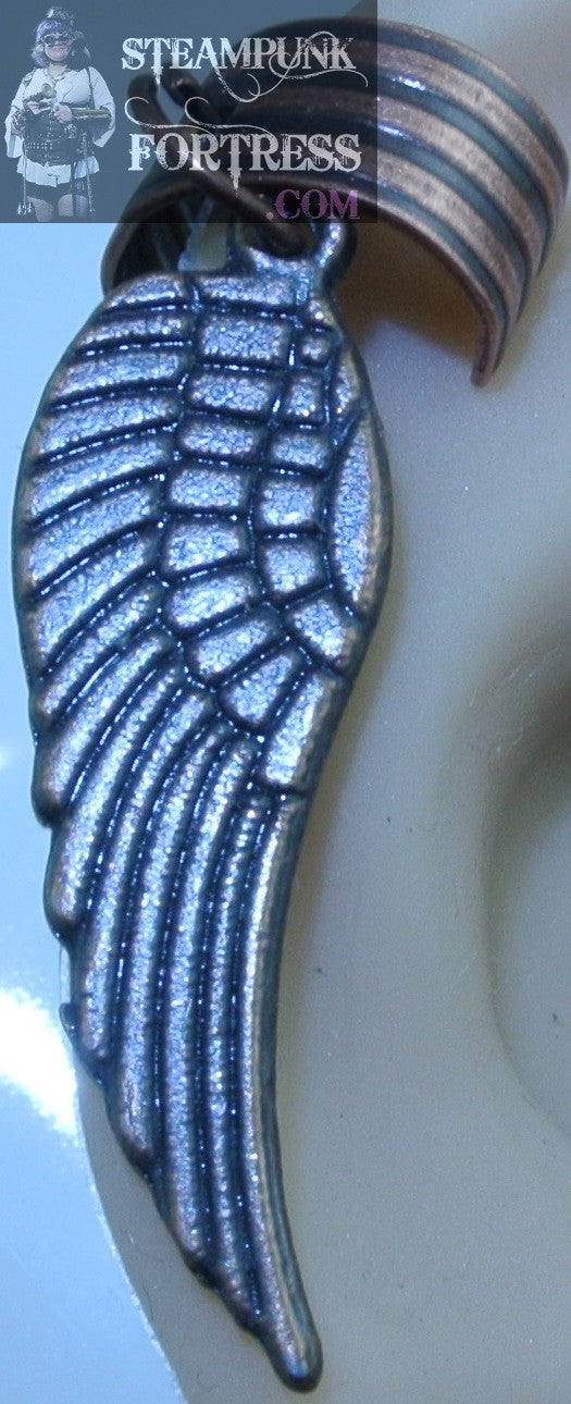 CUFF COPPER WING MEDIUM EAR CUFF FAIRY NON PIERCED NON PIERCING STARR WILDE STEAMPUNK FORTRESS