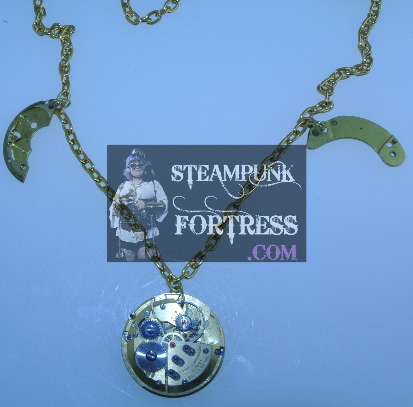 GOLD MOVEMENT COMPLETE AUTHENTIC GENUINE WATCH CLOCK SOLVIL & TITUS 2 PARTIAL MOVEMENTS EMPTY NECKLACE STARR WILDE STEAMPUNK FORTRESS
