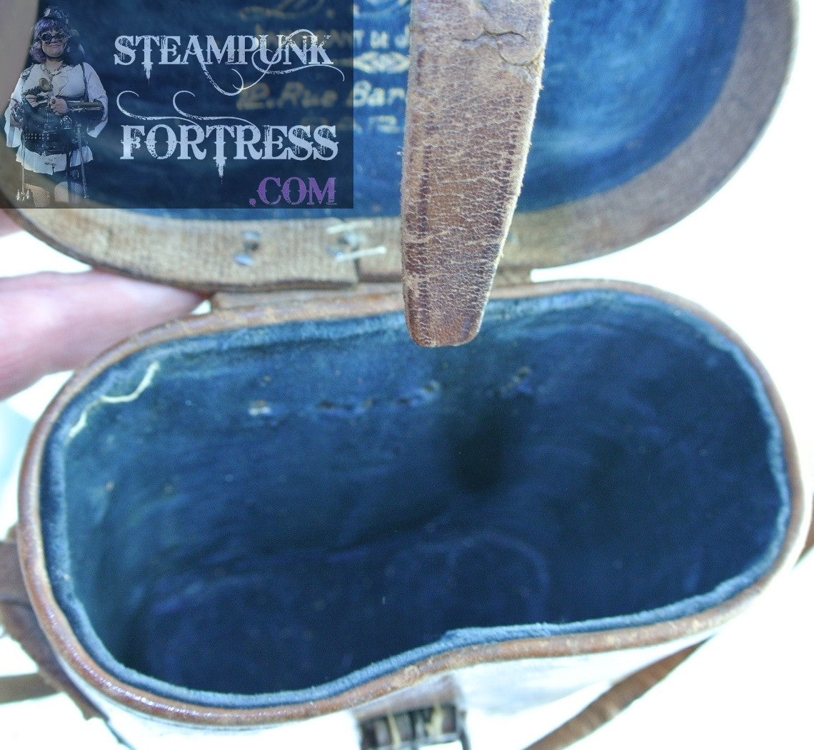 BROWN VINTAGE LEATHER BELT SLIDE ROCKET TOP PURSE STARR WILDE STEAMPUNK FORTRESS COSPLAY COSTUME