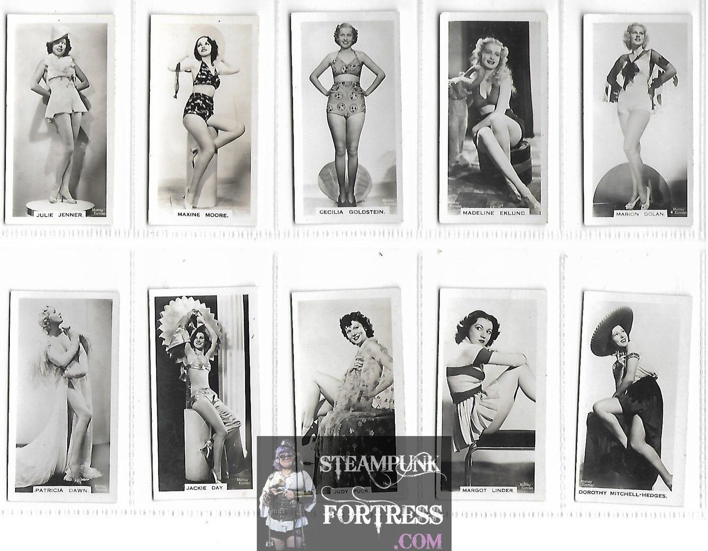 LOT OF 59 CARRERAS CIGARETTE CARDS HOLLYWOOD STARLETS HEDY LAMARR SONJA HENIE ANNABELLA