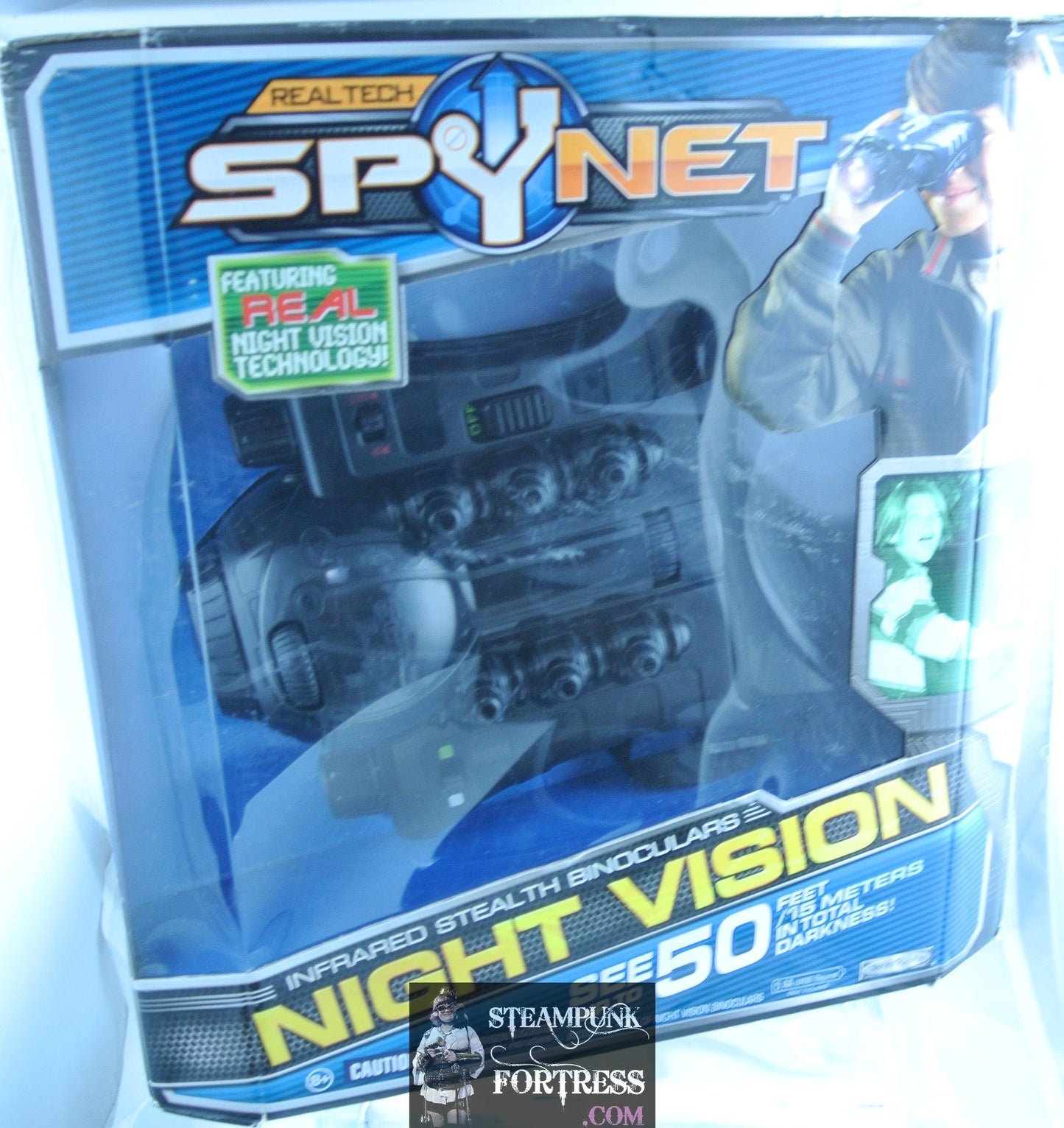 BINOCULARS STAR WARS REAL TECH SPYNET NIGHT VISION 50 FEET NEW INFRARED STEALTH