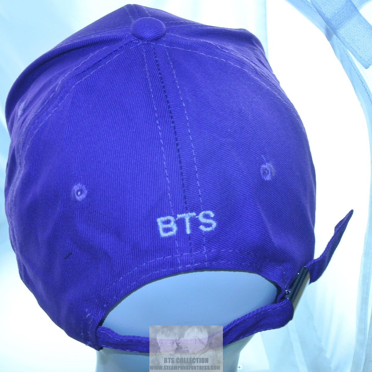 BTS HAT BASEBALL CAP PURPLE I PURPLE U WHITE STITCHED JUNGKOOK V JIMIN RM J-HOPE SUGA JIN