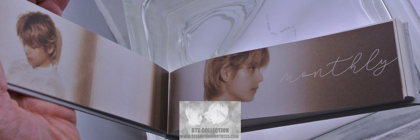 BTS 2024 CALENDAR KIM TAEHYUNG V VICON DICON 16 GREY GRAY PLANNER NOTES NEW OFFICIAL MERCHANDISE
