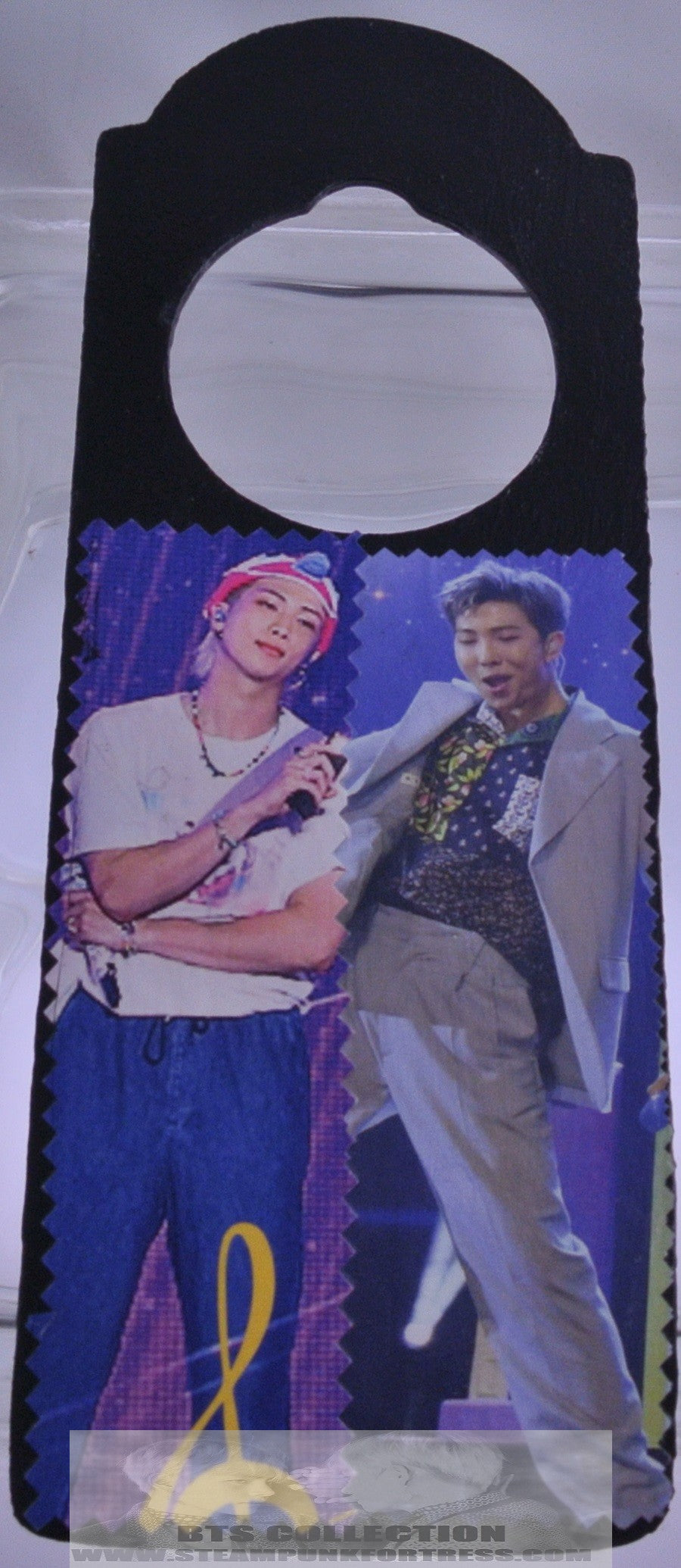 BTS RM KIM NAMJOON BLACK 2 SIDED DOOR HANGER CAN PERSONALIZE WELCOME STAY OUT