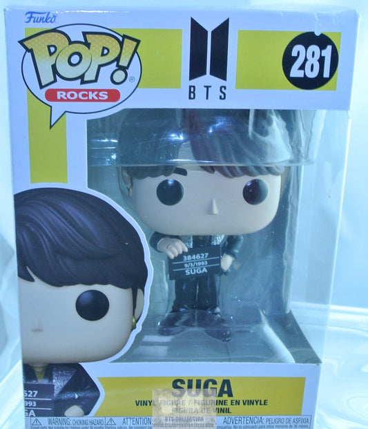 BTS FIGURE FUNKO POP ROCKS BUTTER LINEUP SUGA MIN YOONGI NEW IN BOX #281 OFFICIAL MERCHANDISE