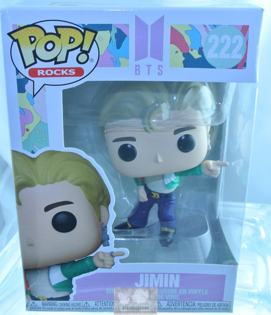 BTS FIGURE FUNKO POP ROCKS PARK JIMIN DYNAMITE #222 NEW SEALED IN BOX OFFICIAL MERCHANDISE