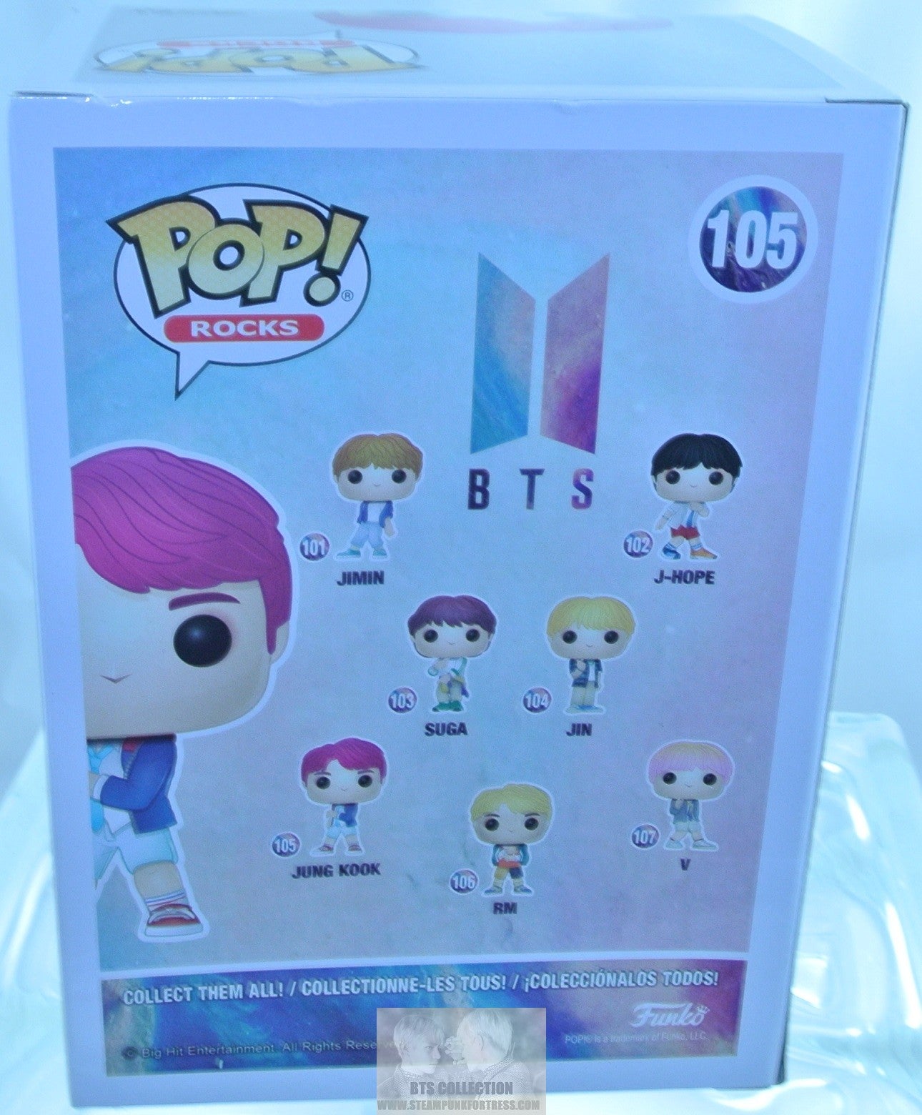 BTS FIGURE FUNKO POP ROCKS IDOL JEON JUNGKOOK #105 NEW SEALED IN BOX OFFICIAL MERCHANDISE