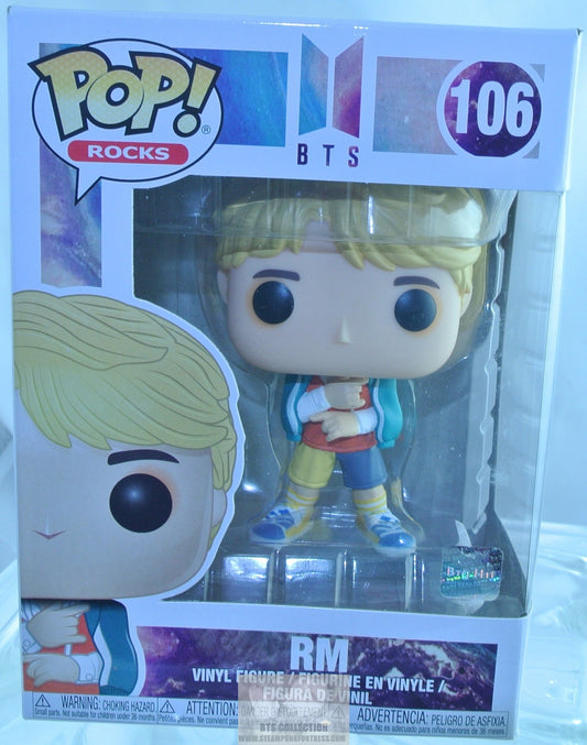 BTS FIGURE FUNKO POP ROCKS RM KIM NAMJOON IDOL #106 NEW SEALED IN BOX OFFICIAL MERCHANDISE