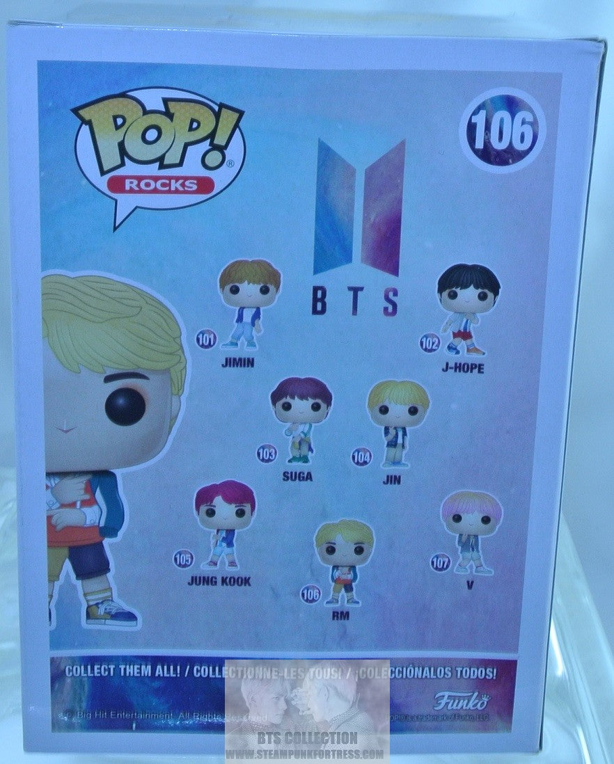 BTS FIGURE FUNKO POP ROCKS RM KIM NAMJOON IDOL #106 NEW SEALED IN BOX OFFICIAL MERCHANDISE