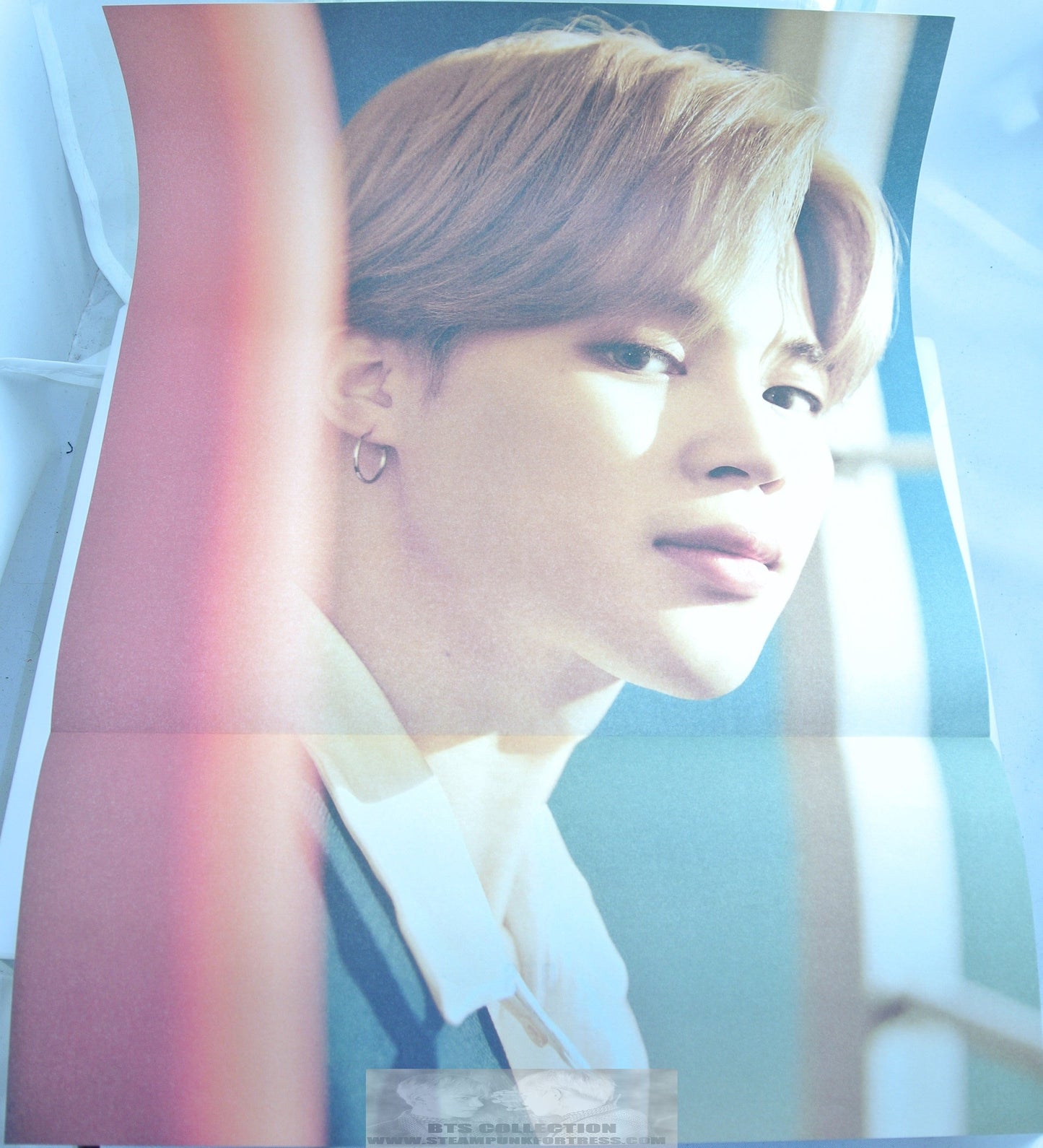 BTS JIMIN PARK FOLDED POSTER CLOSE COLOR 11.75" X 16.5" HYBE INSIGHT LIMITED EDITION OFFICIAL MERCHANDISE