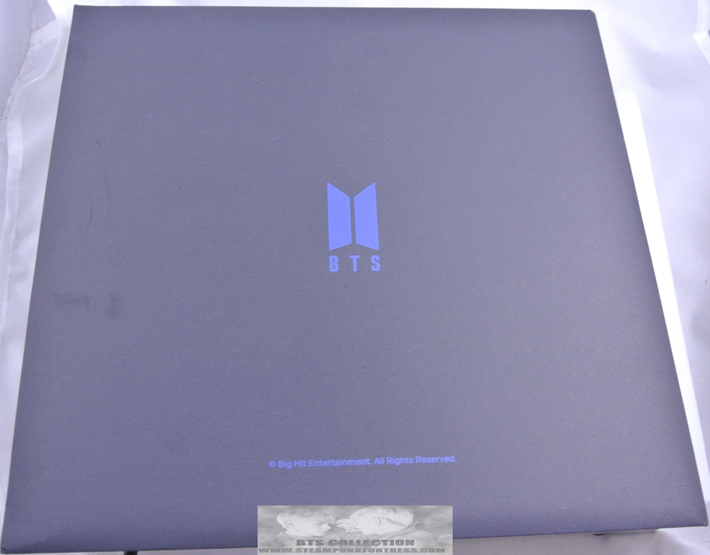 BTS HYBE INSIGHT BLUE RECORD PLAYER PROTECTIVE COVER ALBUM HOLDER