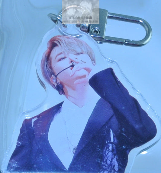 BTS KEYCHAIN KEYRING ACRYLIC PARK JIMIN BLACK SUIT KEY CHAIN RING