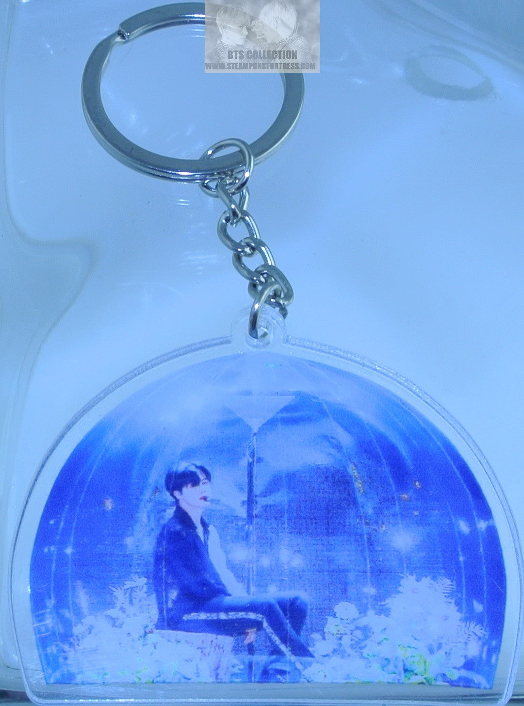 BTS KEYCHAIN KEYRING ACRYLIC PARK JIMIN SERENDIPITY PERFORMANCE BUBBLE KEY CHAIN RING