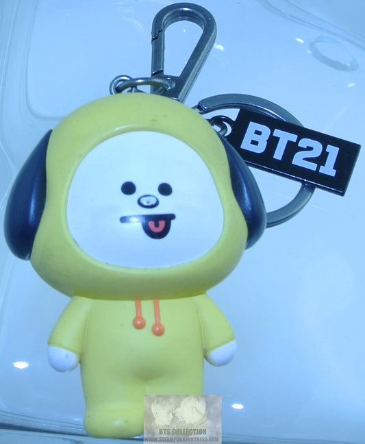 BTS KEYCHAIN OFFICIAL BT21 CHIMMY 3D HEAVY PARK JIMIN CLIP KEY CHAIN KEYRING RING- MASS PRODUCED