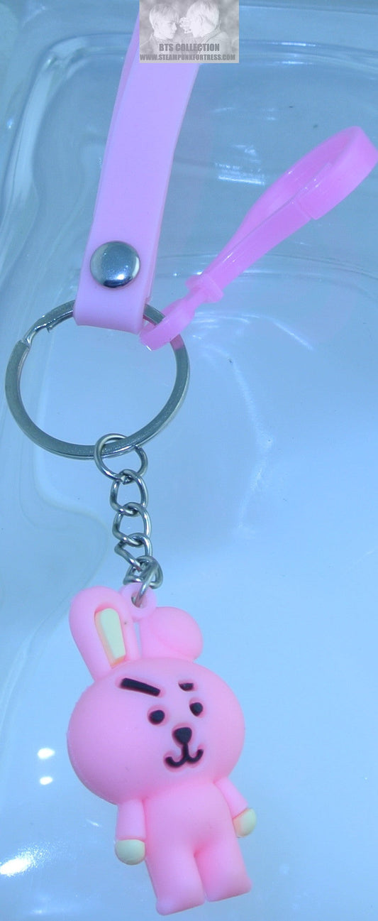 BTS JEON JUNGKOOK BT21 COOKY KEYCHAIN STRAP & CLASP KEYRING KEY RING CHAIN