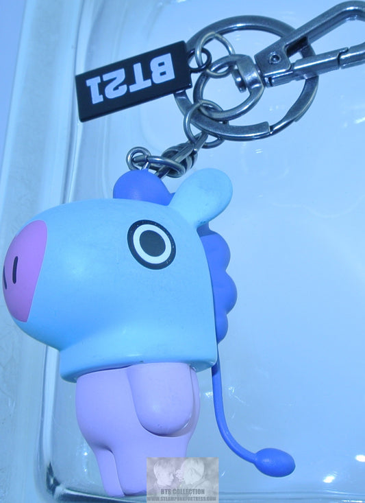 BTS KEYCHAIN BT21 MANG J-HOPE JUNG HOSEOK HOBI 3D OFFICIAL GUNMETAL CLASP KEYRING KEY RING CHAIN