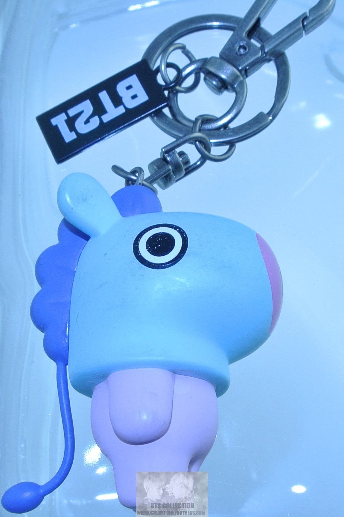 BTS KEYCHAIN BT21 MANG J-HOPE JUNG HOSEOK HOBI 3D OFFICIAL GUNMETAL CLASP KEYRING KEY RING CHAIN