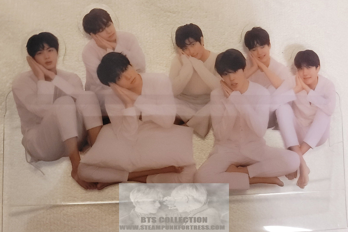 BTS LOVE YOURSELF TEAR STANDEE CLEAR SLEEPY BOYS JIN SUGA J-HOPE RM JIMIN V JUNGKOOK NEW OFFICIAL MERCHANDISE