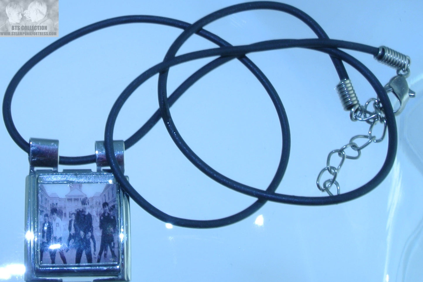 BTS NECKLACE MEGA CHARM GROUP WAR OF HORMONE JUNGKOOK V JIMIN RM J-HOPE SUGA JIN ADJUSTABLE