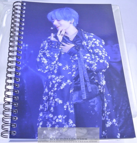 BTS V KIM TAEHYUNG NEW NOTEBOOK SINGULARITY PERFORMANCE BLUE HAIR 160 BLANK PAGES TOTAL