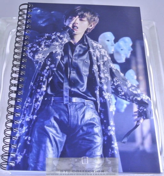 BTS V KIM TAEHYUNG NEW NOTEBOOK SINGULARITY PERFORMANCE FLORAL COAT 160 BLANK PAGES TOTAL
