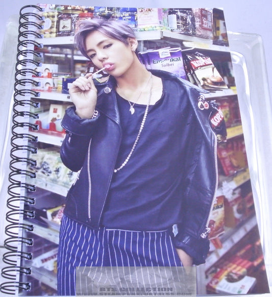 BTS V KIM TAEHYUNG NEW NOTEBOOK WAR OF HORMONE LOLLIPOP 160 BLANK PAGES TOTAL