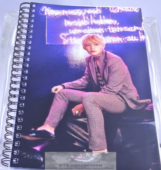 BTS V KIM TAEHYUNG NEW NOTEBOOK WINGS SOFA LOOKING LEFT 160 BLANK PAGES TOTAL