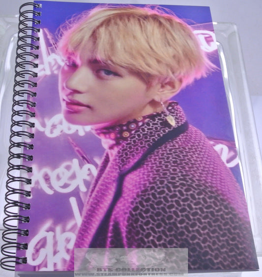 BTS V KIM TAEHYUNG NEW NOTEBOOK WINGS CLOSEUP 160 BLANK PAGES TOTAL