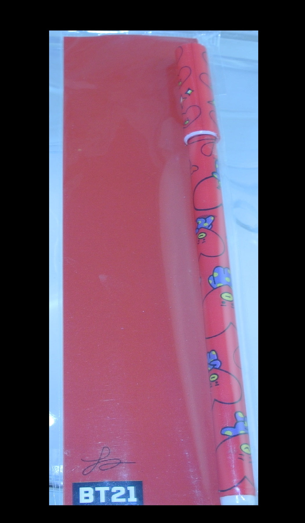 BTS PEN BT21 TATA OFFICIAL RED NEW IN PACKAGE V KIM TAEHYUNG STARS