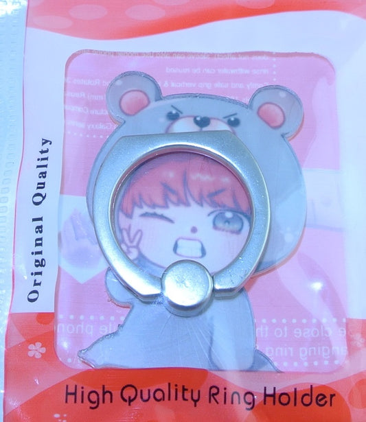 BTS PHONE TOK V KIM TAEHYUNG CHIBI BEAR SUIT VELICITAS FANSITE ONE OF A KIND NEW