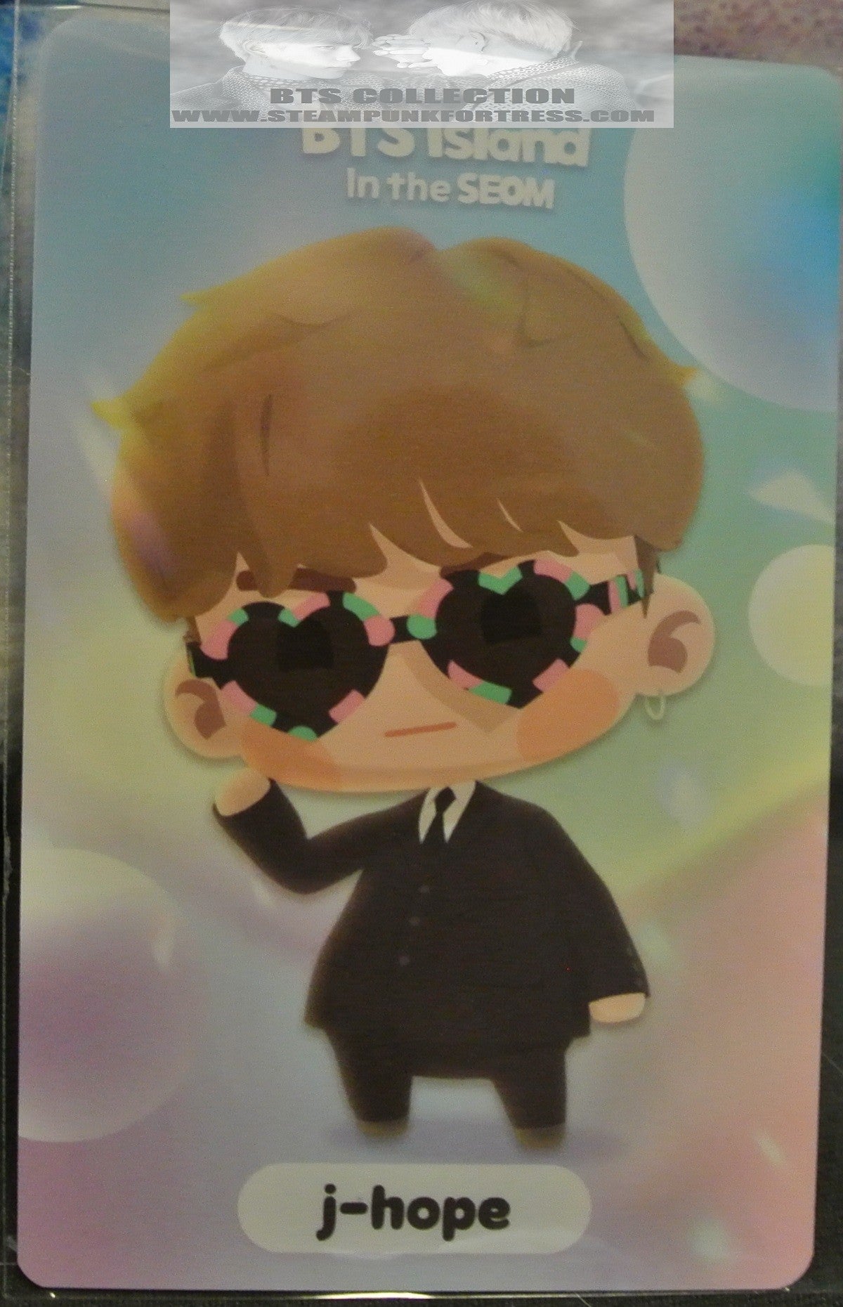 BTS J-HOPE JUNG HOSEOK HOBI JHOPE SUNGLASSES IN THE SEOM GAME CARD PHOTOCARD PHOTO CARD NEW OFFICIAL MERCHANDISE