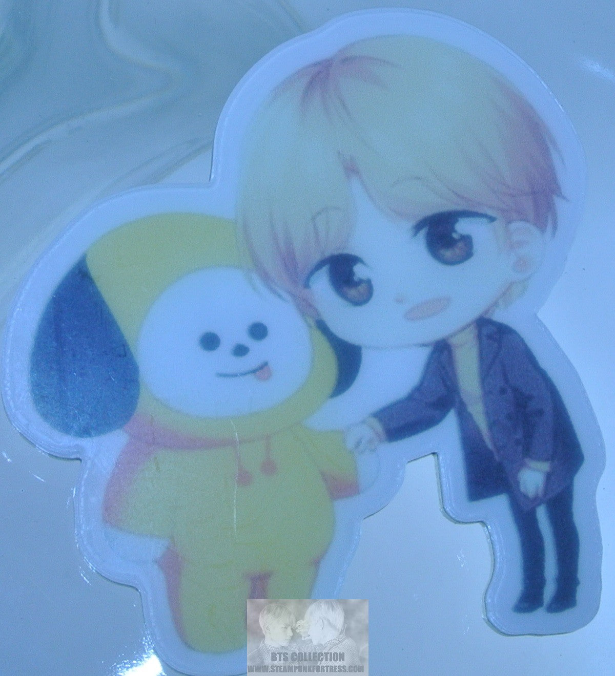 BTS ACRYLIC PIN BT21 CHIMMY PARK JIMIN BUTTON BADGE