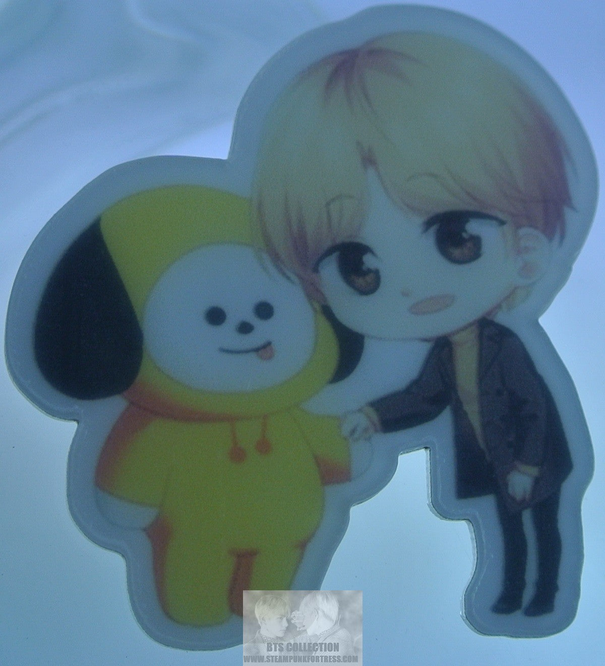 BTS ACRYLIC PIN BT21 CHIMMY PARK JIMIN BUTTON BADGE