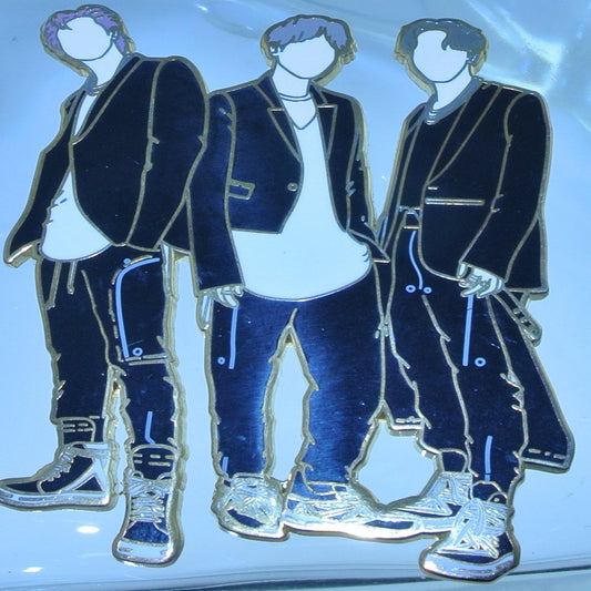 BTS ENAMEL PIN SUB-UNIT GOLD RM KIM NAMJOON J-HOPE JUNG HOSEOK SUGA MIN YOONGI BADGE BUTTON